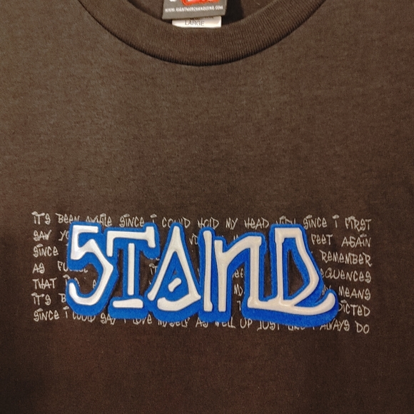 Vintage OG 00’s 01’ Staind T-Shirt “It’s Been Awhile” Band Rock 3M Reflective La - Picture 2 of 16